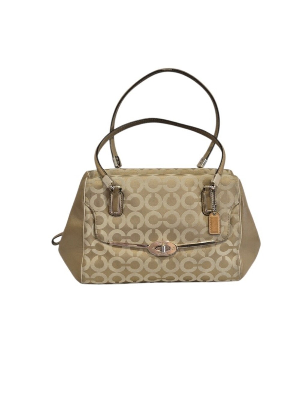 Coach Madeline East West Op Art Sateen Satchel